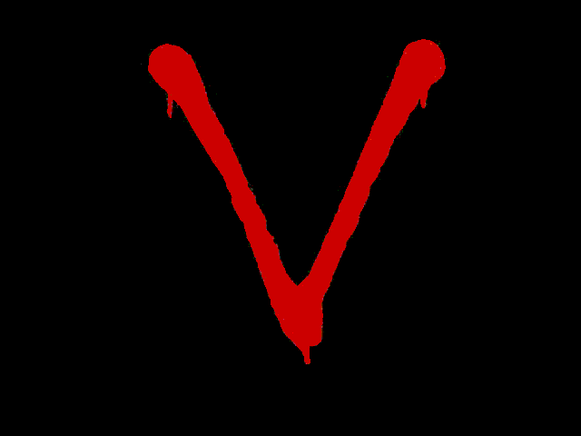v
