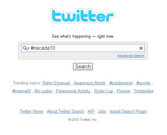 twitter search